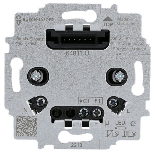 Busch-Jaeger 64811 U Relais-Einsatz Flex 1-Fach