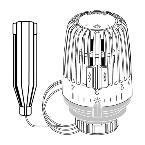 Heimeier IMI Thermostat-Kopf mit Fernfühler 2m Kapillarrohr