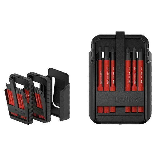 Wiha Bit Set slimBit Electric 12-teilig mit Gürtelclip