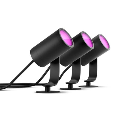 Philips Hue White&Color Ambiance Lily 3er Set Outdoor