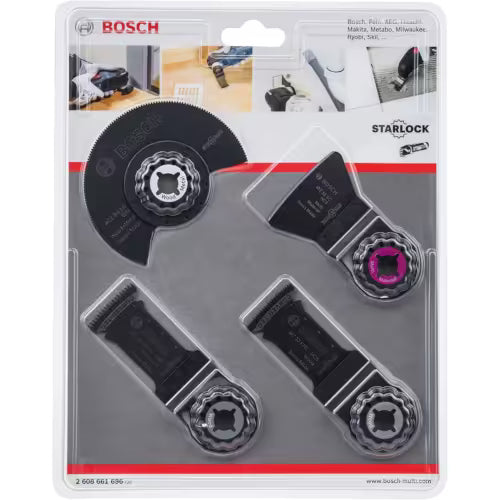 Bosch Starlock Multitool-Set 4 tlg.