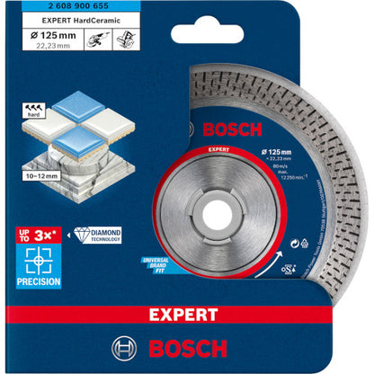 Bosch Diamanttrennscheibe Expert Hardceramic 125 x 1,4 mm