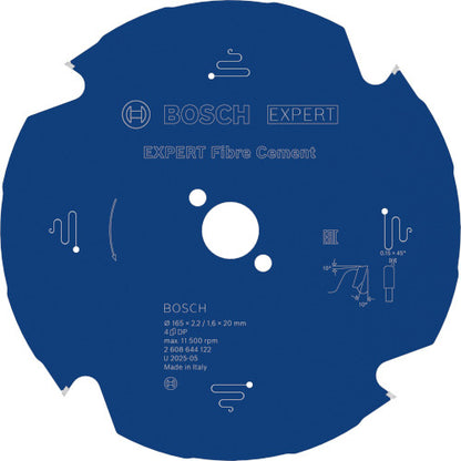 Bosch Expert kreissägeblatt for Fibre Cement 165x 1,8mm