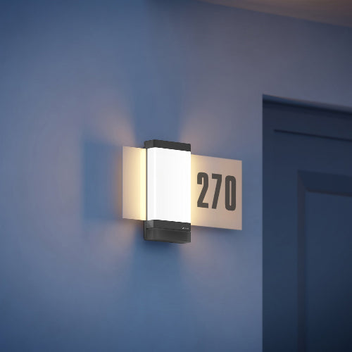 Steinel Smart L 270 Digi SC LED-Außenleuchte mit Sensor, Anthrazit