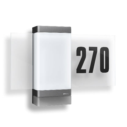 Steinel Smart L 270 Digi SC LED-Außenleuchte mit Sensor, Anthrazit