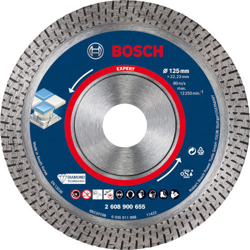 Bosch Diamanttrennscheibe Expert Hardceramic 125 x 1,4 mm