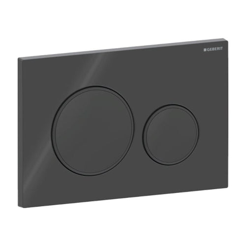 Geberit Sigma 20 Round Betätigungsplatte Schwarz Matt