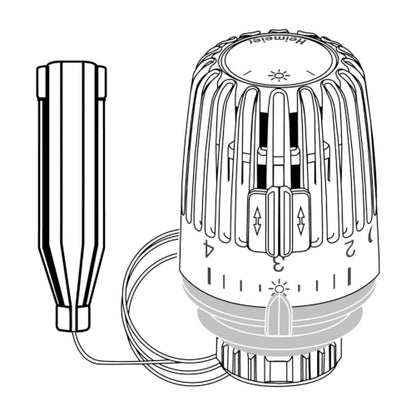 Heimeier IMI Thermostat-Kopf mit Fernfühler 2m Kapillarrohr