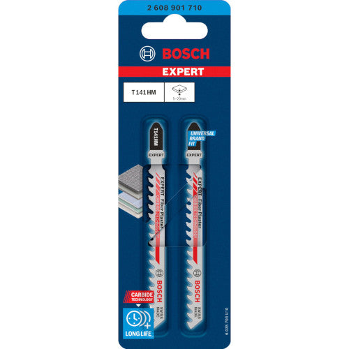 Bosch Expert Fiber Plaster T141HM Stichsägeblatt 2-er Set