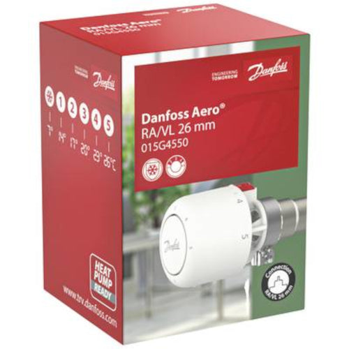 Danfoss Aero RA/VL 26mm Thermostatkopf mit Fernfühler