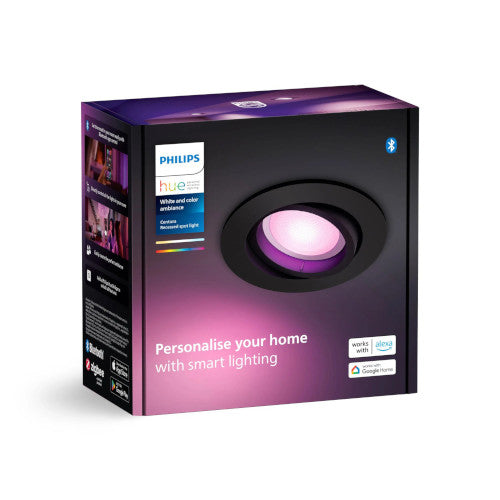Philips Hue White&Color Centura Recessed Spotlight 1-er Pack Schwarz