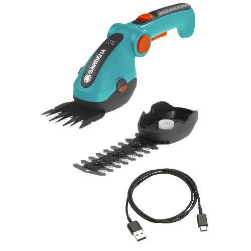 Gardena Comfort Cut LI Akku-Gras- und Strauchschere Set