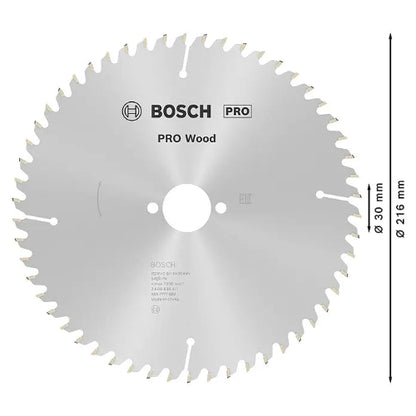 Bosch Pro Wood 216mm Kreissägeblatt 2-teilig