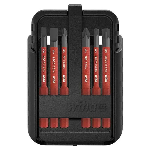 Wiha Bit Set slimBit Electric 12-teilig mit Gürtelclip