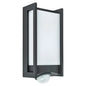 Lutec Qubo LED-Außenwandleuchte mit Bewegungsmelder 800lm 14W