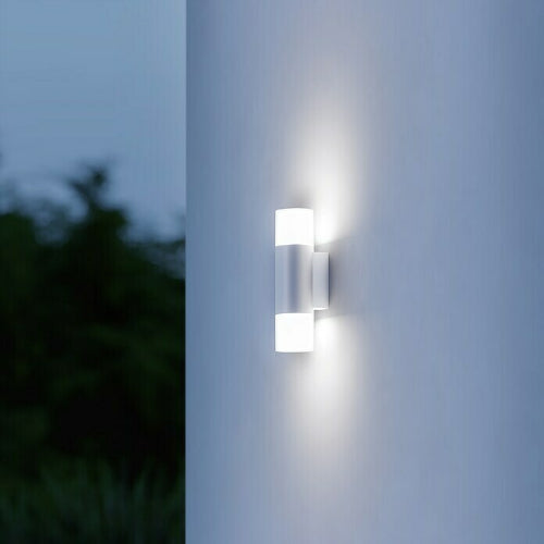 Steinel L 910 S LED-Außenleuchte mit Sensor Silber
