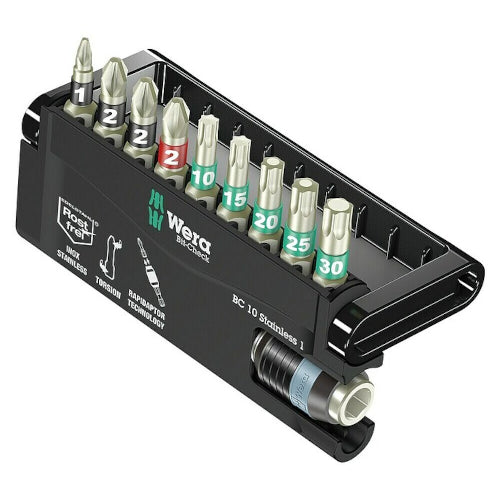 Wera Bit-Check 10 Stainless 1SB 10-Teilig