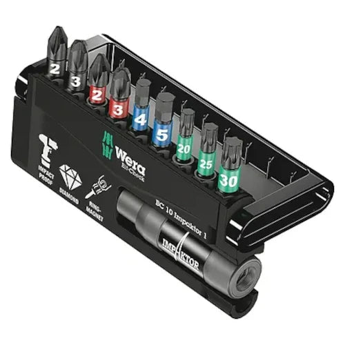 Wera Bit-Check 10 Impaktor 1SB 10-Teilig