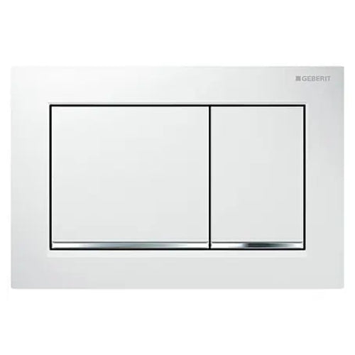 Geberit Omega 20 Square Weiss/Glanzchrom/Weiss (115.080.KJ.1)