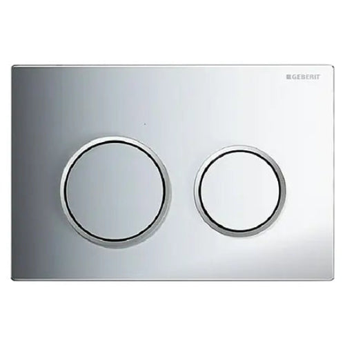 Geberit Omega 20 Round Betätigungsplatte Glanzchrom/Mattchrom/Glanzchrom (115.085.KH.1)