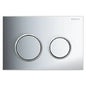 Geberit Omega 20 Round Betätigungsplatte Glanzchrom/Mattchrom/Glanzchrom (115.085.KH.1)